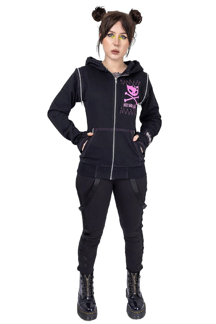 BBK Killer Hoodie - womens outerwear - VampireFreaks - Poizen Industries