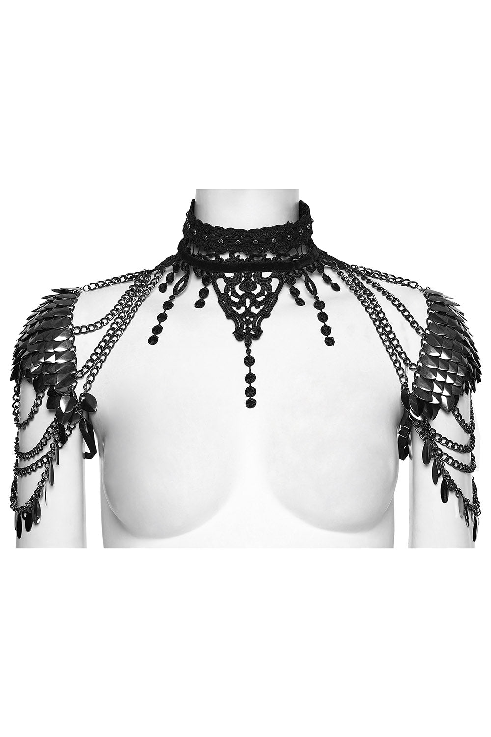 medieval chainmail harness