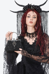 small beaded handbag clutch purse with strap