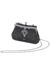 victorian small beaded handbag