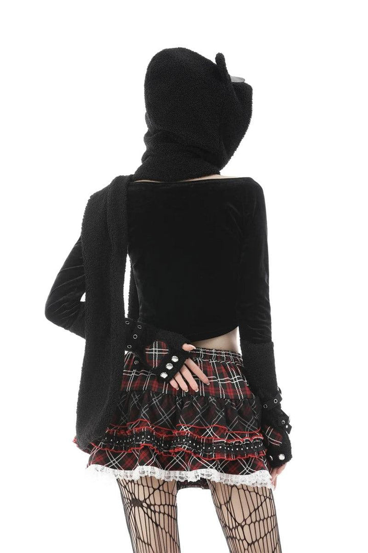 Bear - ly Alive Hooded Scarf - hats & scarves & headwear - VampireFreaks - Dark In Love