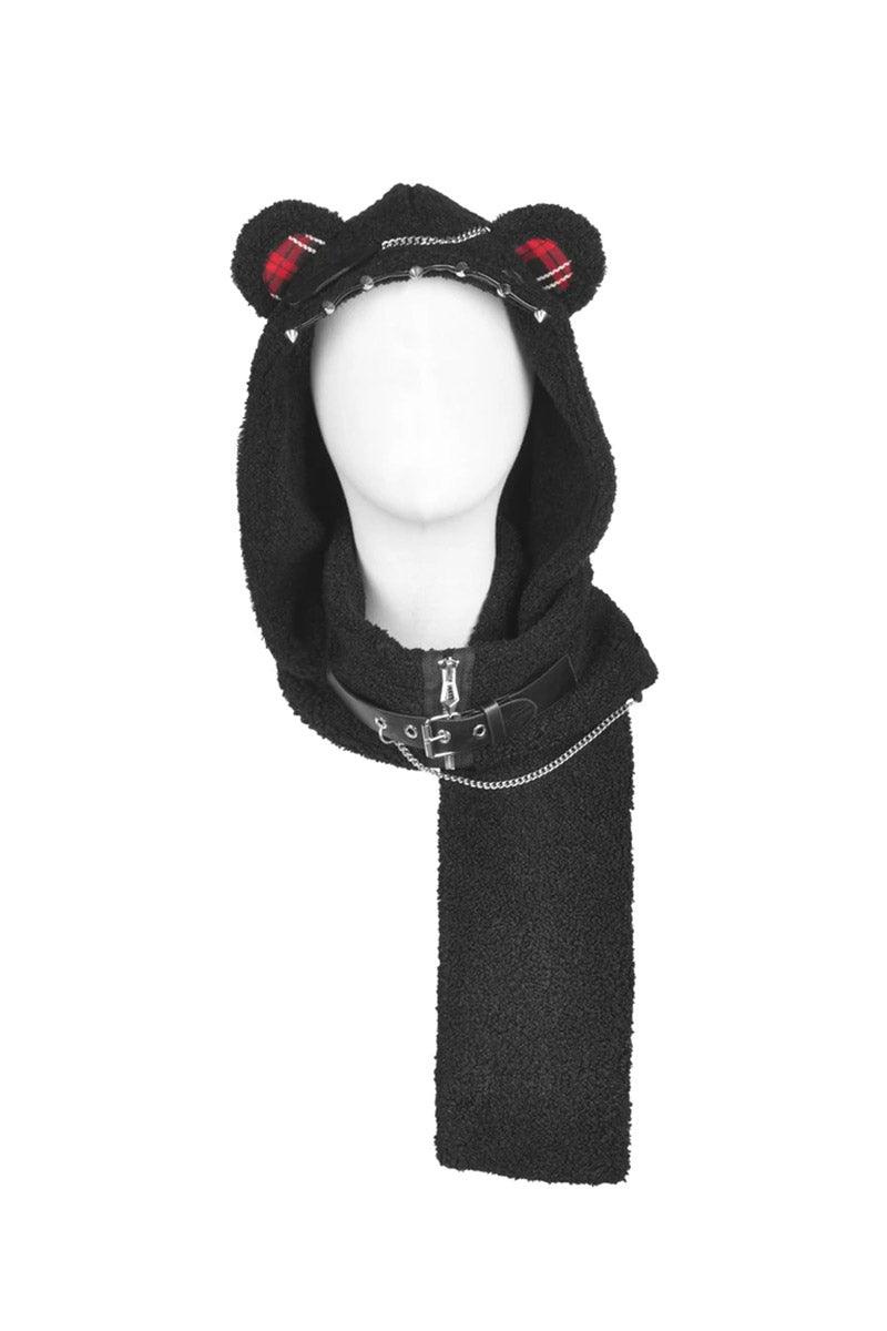 Bear - ly Alive Hooded Scarf - hats & scarves & headwear - VampireFreaks - Dark In Love