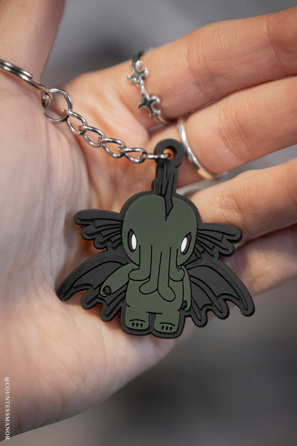 kawaii sea monster Cthulhu  keyring keychain