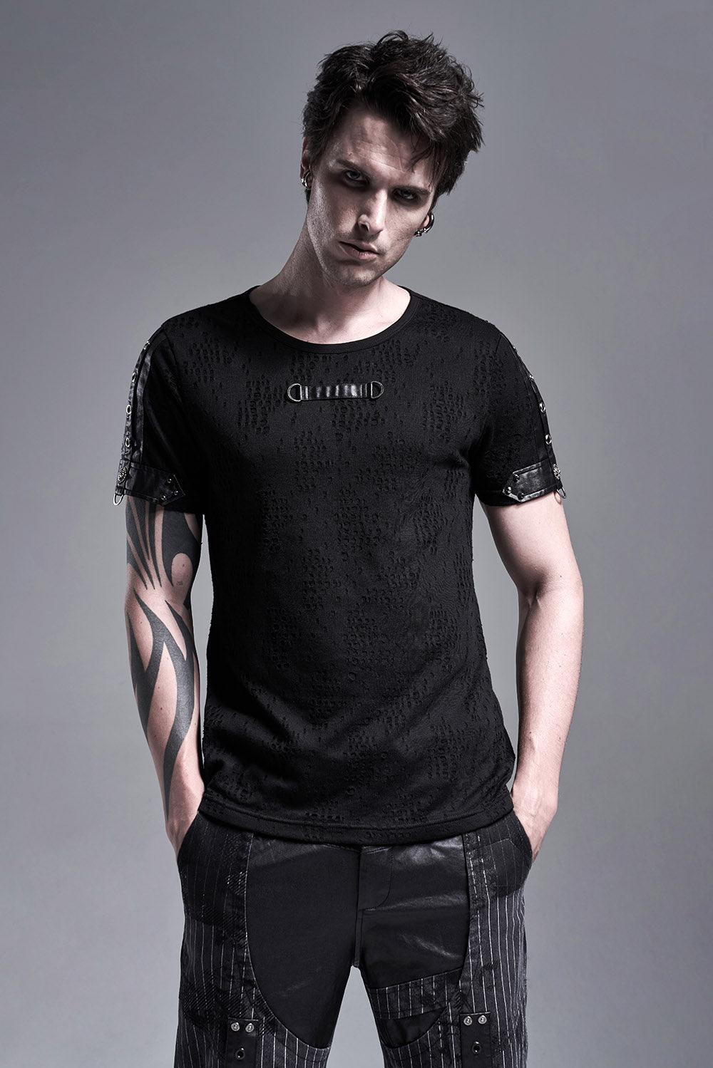 Beast Within Distressed Top - mens tops - VampireFreaks - Punk Rave