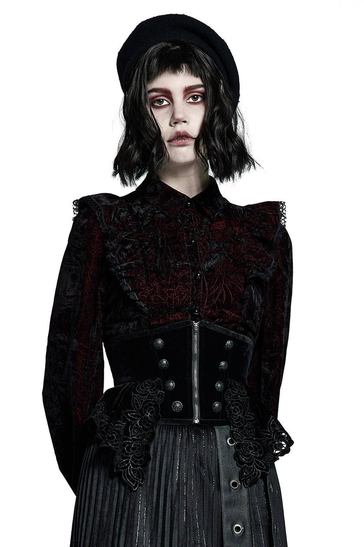 Beautiful Death Velvet Corset - belts - VampireFreaks - Punk Rave