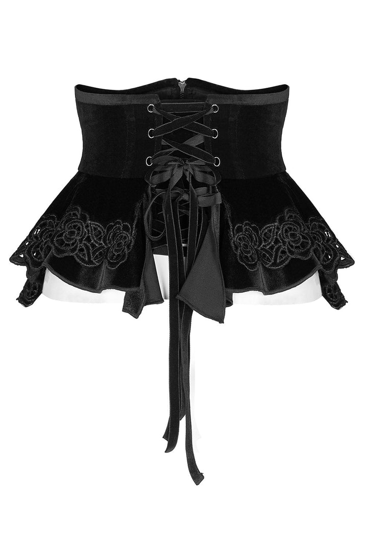 Beautiful Death Velvet Corset - belts - VampireFreaks - Punk Rave