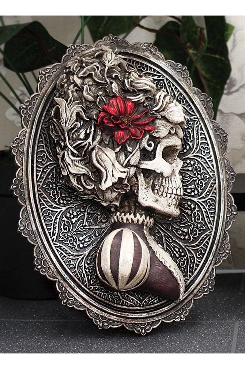 Beautiful Skeleton Plaque - housewares - VampireFreaks - Nemesis Now