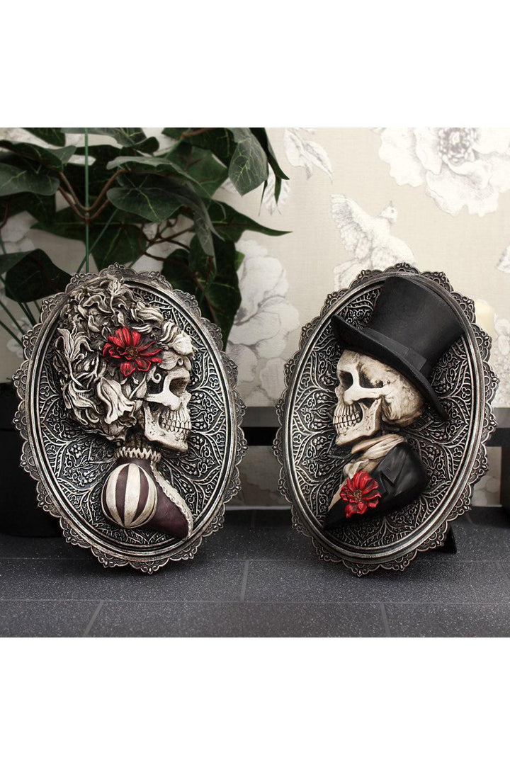 Beautiful Skeleton Plaque - housewares - VampireFreaks - Nemesis Now