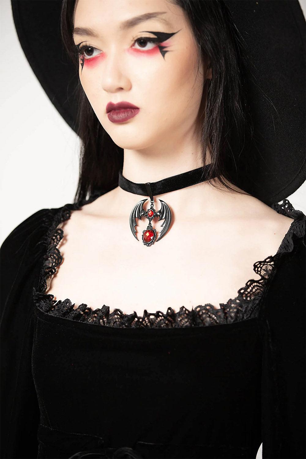 Beauty in the Dark Choker - chokers - VampireFreaks - Killstar