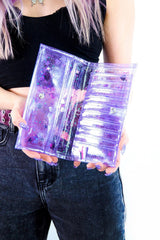 Bedazzled Liquid Glitter Wallet - bags & wallets - VampireFreaks - Electric Bubblegum