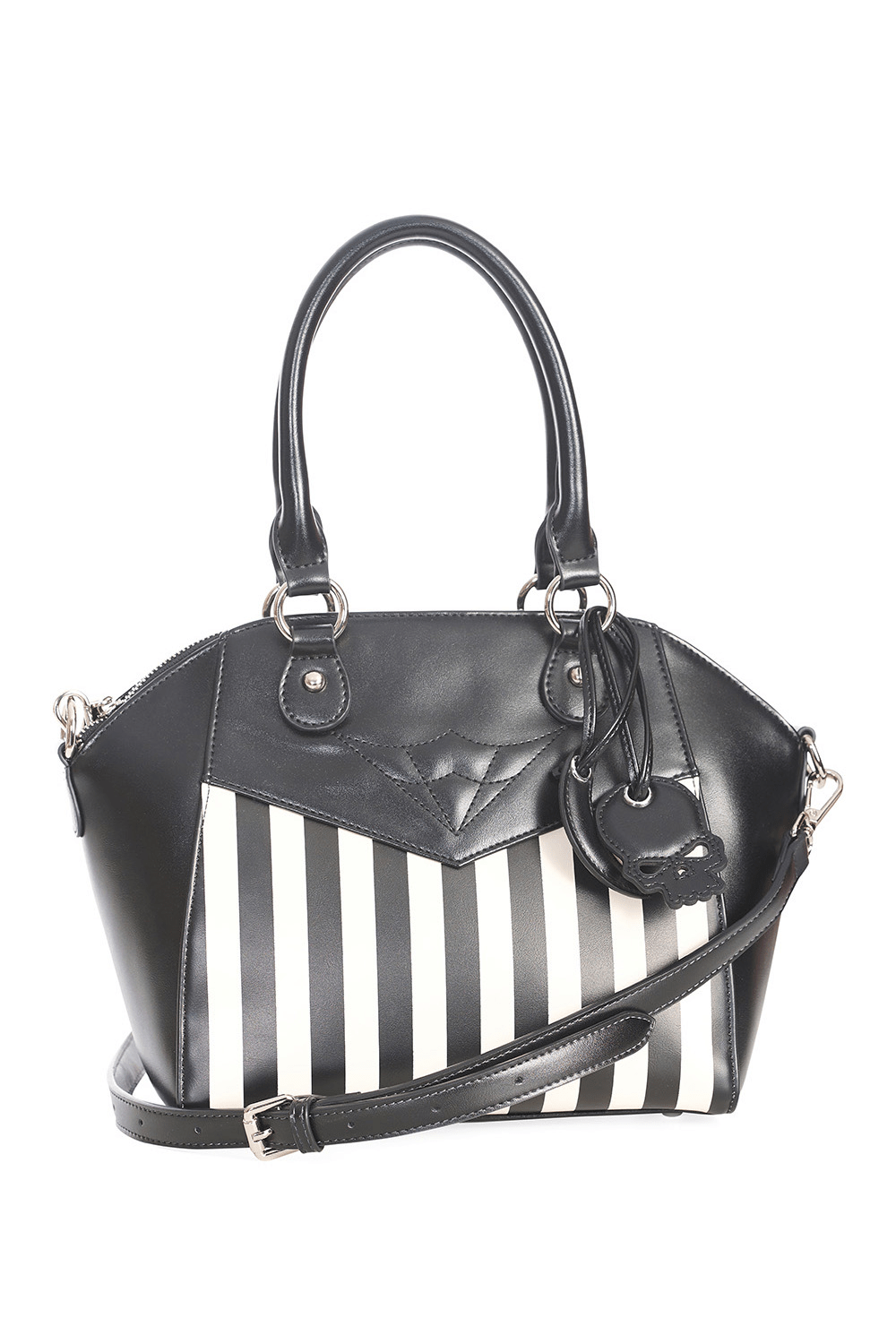 Beetle Spooks Striped Handbag