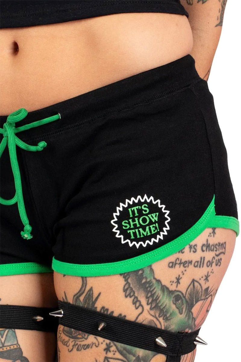 Beetlejuice Showtime Short Shorts - womens bottoms - VampireFreaks - Too Fast