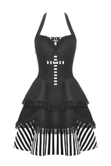 Beetlejuice Swing Mini Dress - dresses - VampireFreaks - Dark In Love