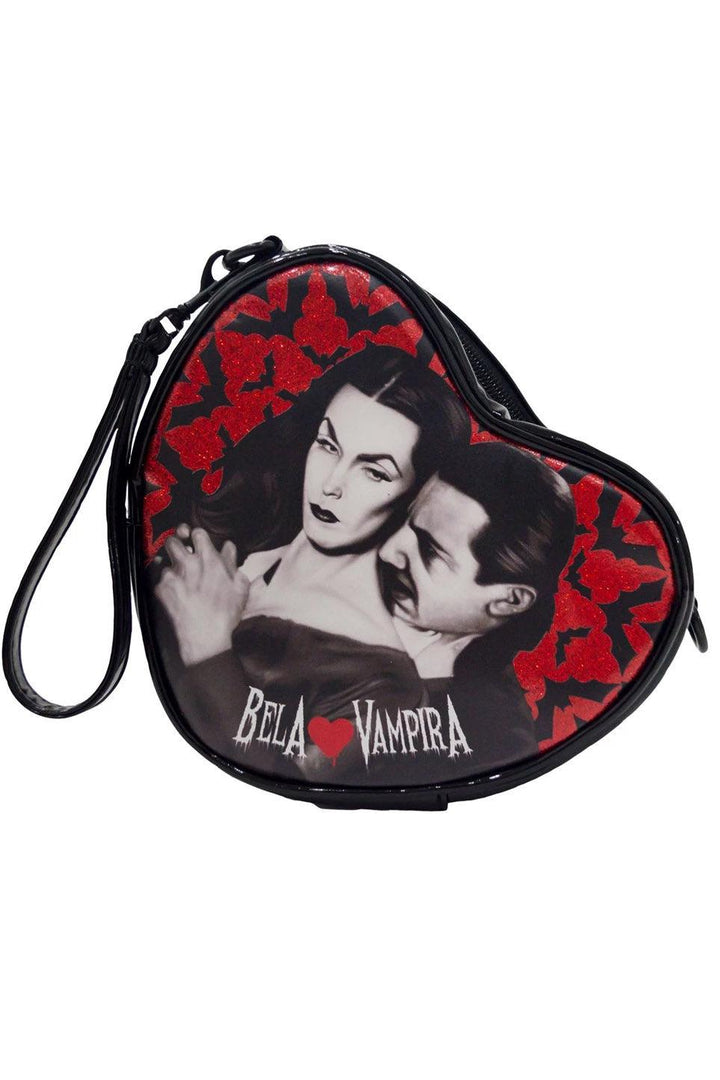 Bela Loves Vampira Mini Heart Purse - bags & wallets - VampireFreaks - Kreepsville