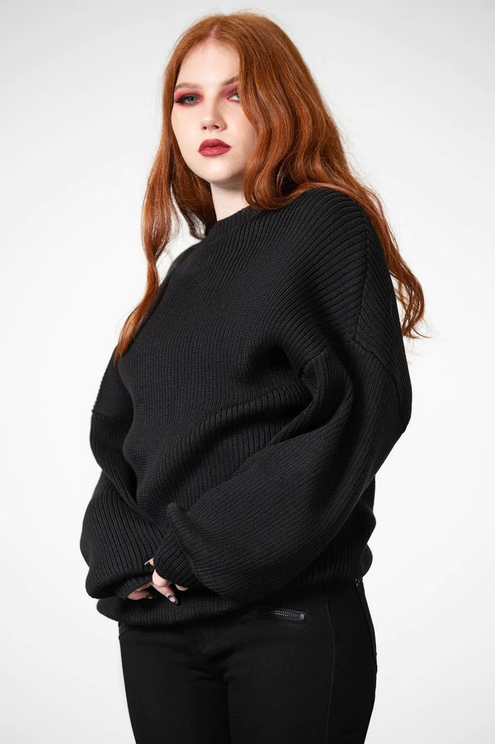 Belinda II Knit Sweater - womens outerwear - VampireFreaks - Killstar