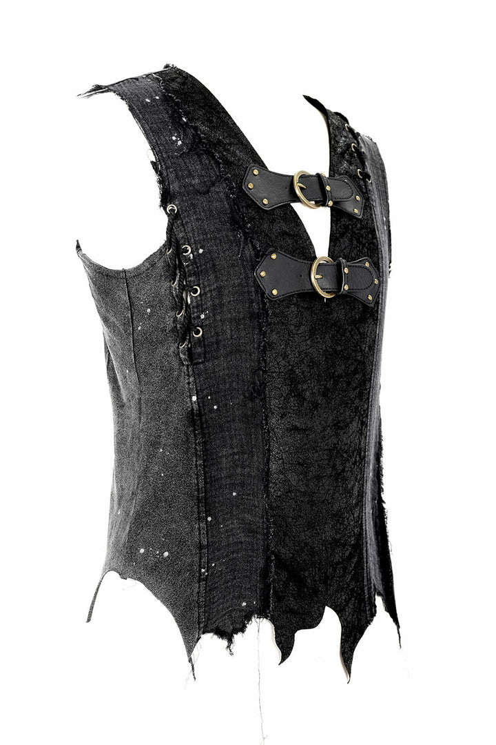 Berserker Warrior Tattered Top - mens tops - VampireFreaks - Devil Fashion