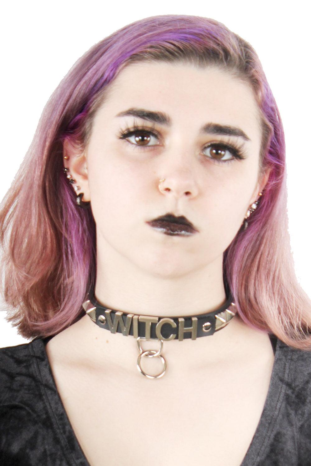 Bewitching Witch Bondage Collar - chokers - VampireFreaks - Funk Plus