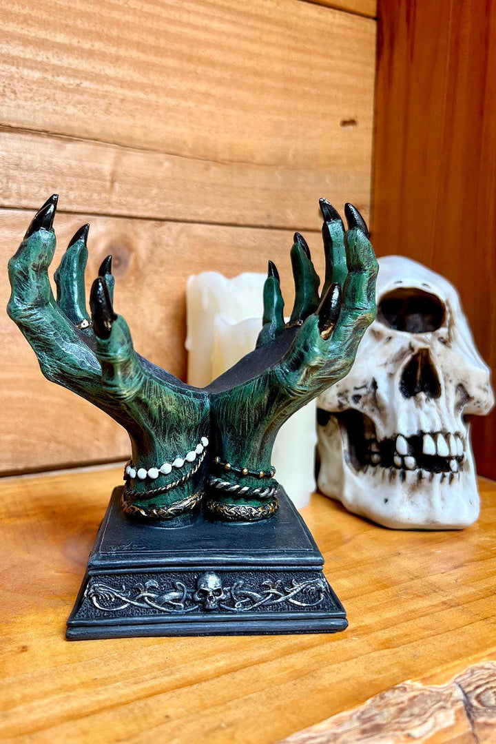 Beyond the Grave Crystal Ball Holder - housewares - VampireFreaks - Nemesis Now