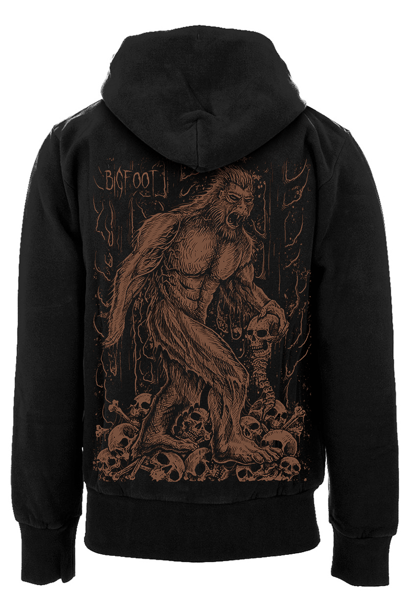 Bigfoot Beast of the Woods Hoodie [Zipper or Pullover] - mens outerwear - VampireFreaks - VampireFreaks