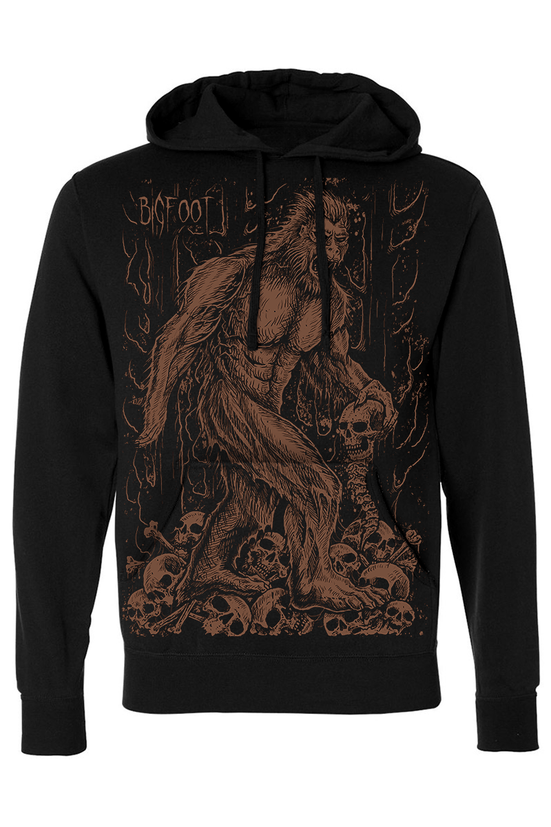 Bigfoot Beast of the Woods Hoodie [Zipper or Pullover] - mens outerwear - VampireFreaks - VampireFreaks