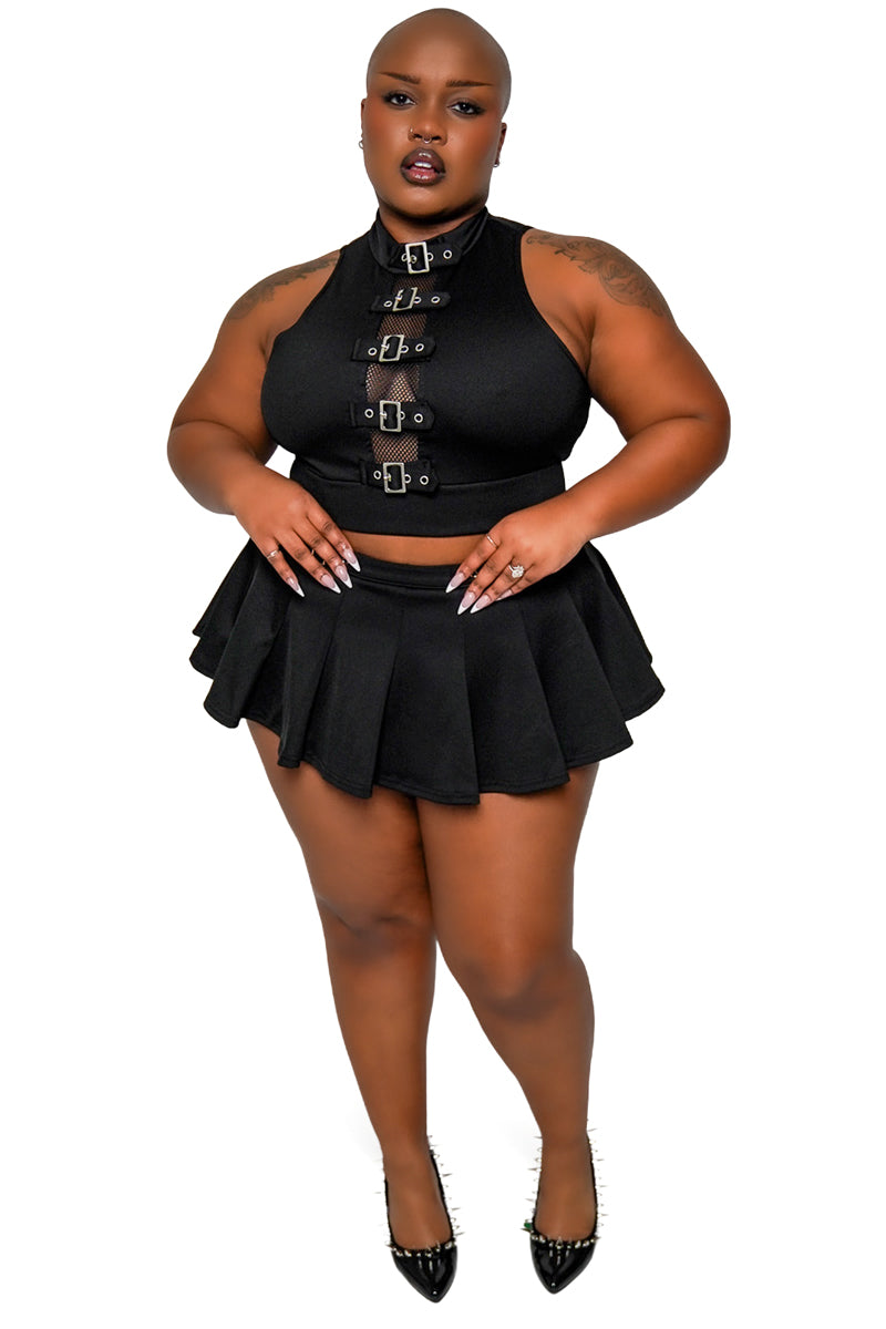 plus size fishnet bikini top