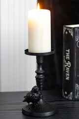Mystic Raven Pillar Candle Holder from Something Different