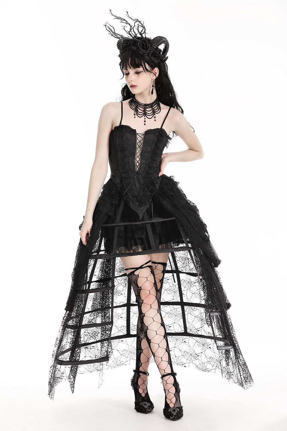 Birdcage Petticoat Skirt Set - skirts - VampireFreaks - Dark In Love