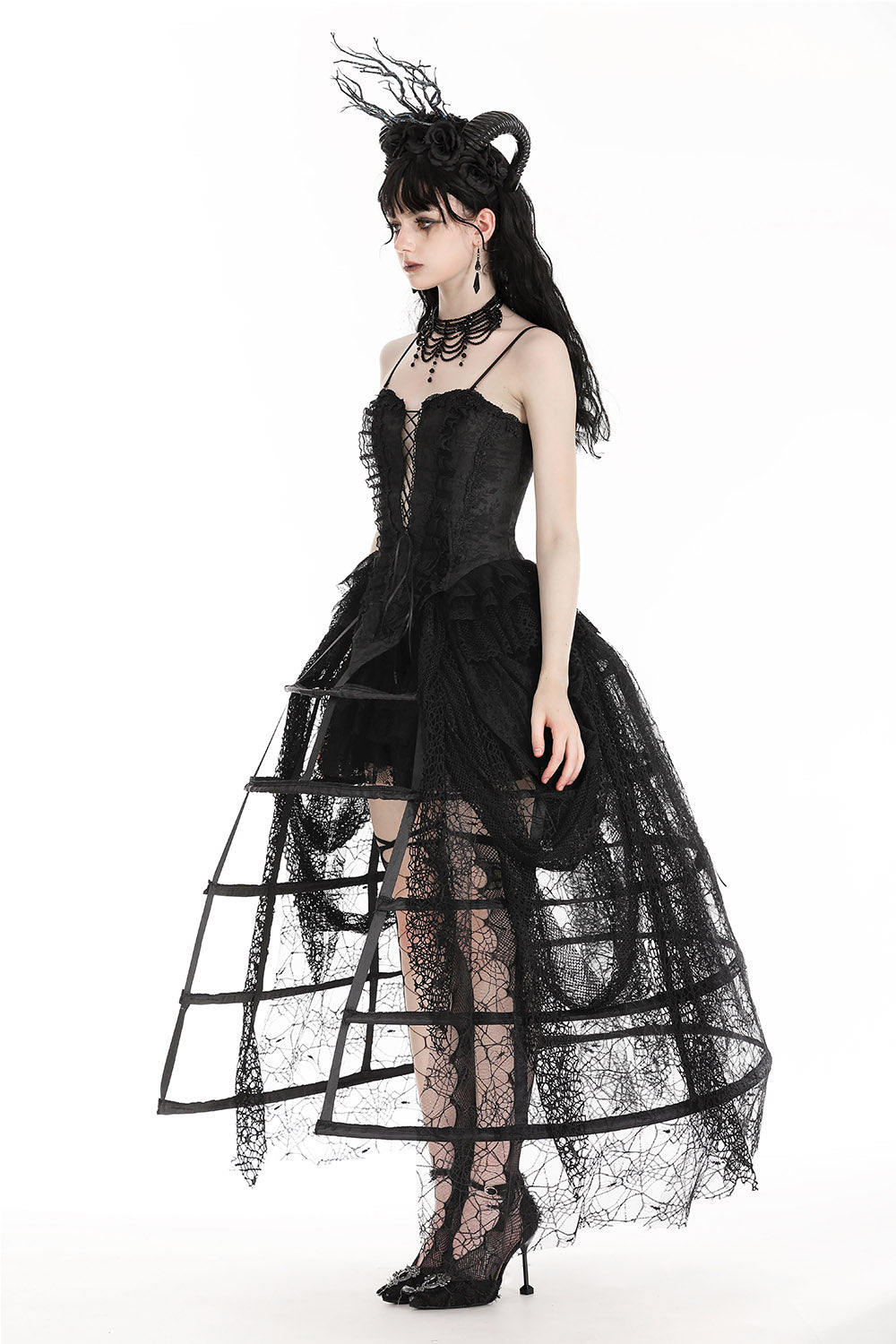 Birdcage Petticoat Skirt Set - skirts - VampireFreaks - Dark In Love