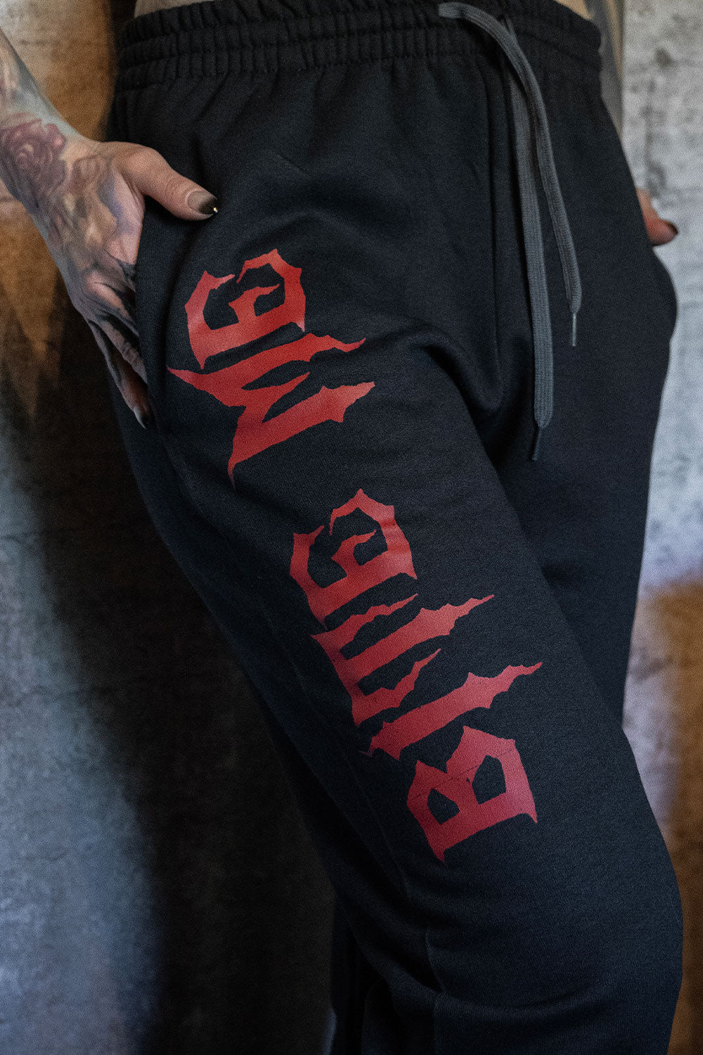 vampire "ite me" sweatpants