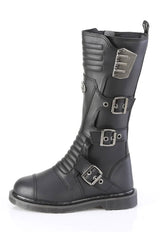 Black Ammo Combat Boots [BOLT405/BVL] - mens shoes - VampireFreaks - Demonia