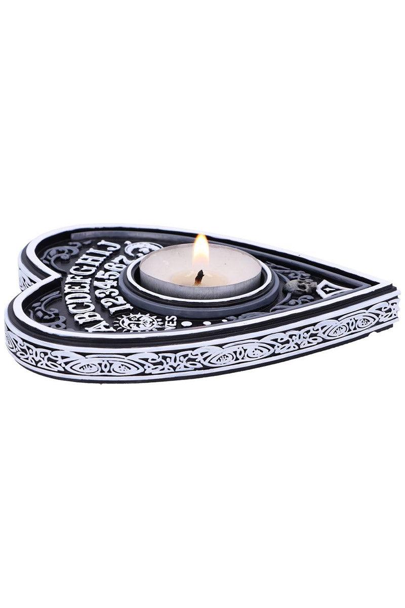 Black and White Spirit Board Tea Light Holder - housewares - VampireFreaks - Nemesis Now