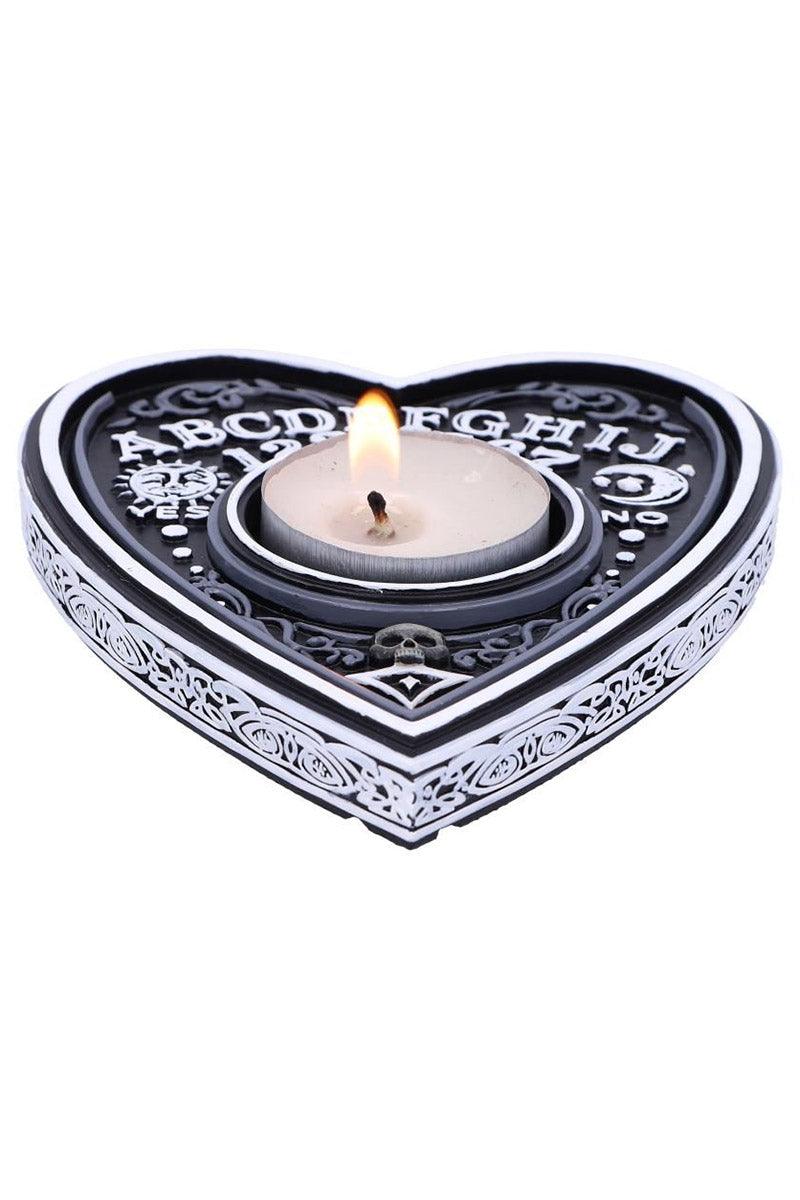 Black and White Spirit Board Tea Light Holder - housewares - VampireFreaks - Nemesis Now