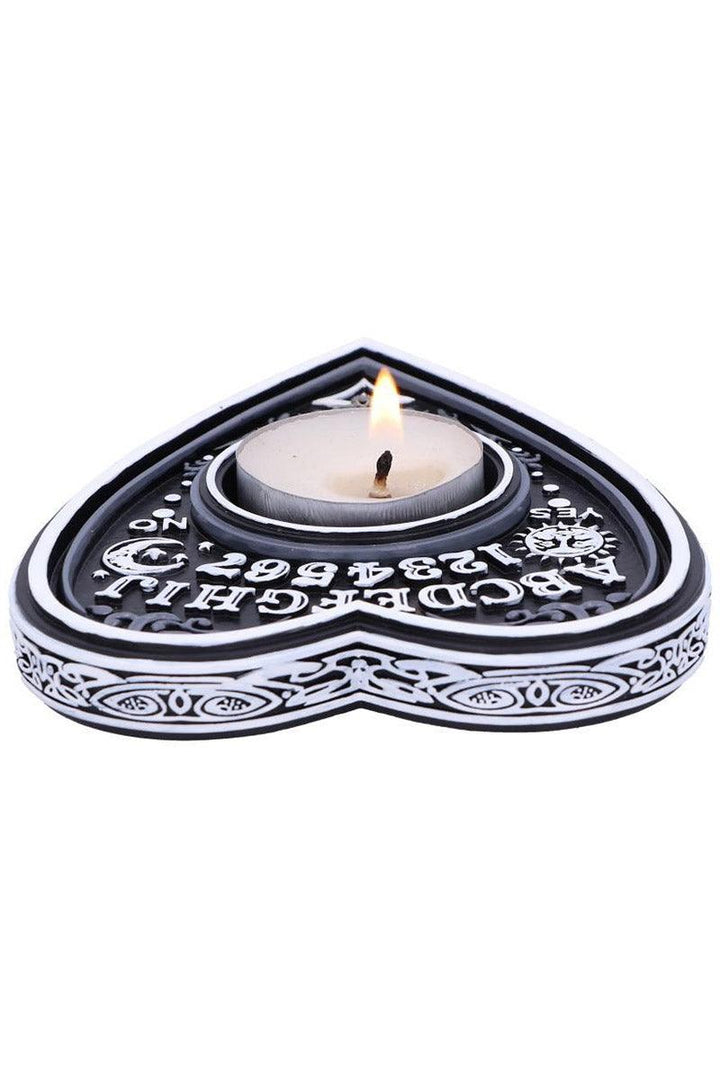 Black and White Spirit Board Tea Light Holder - housewares - VampireFreaks - Nemesis Now