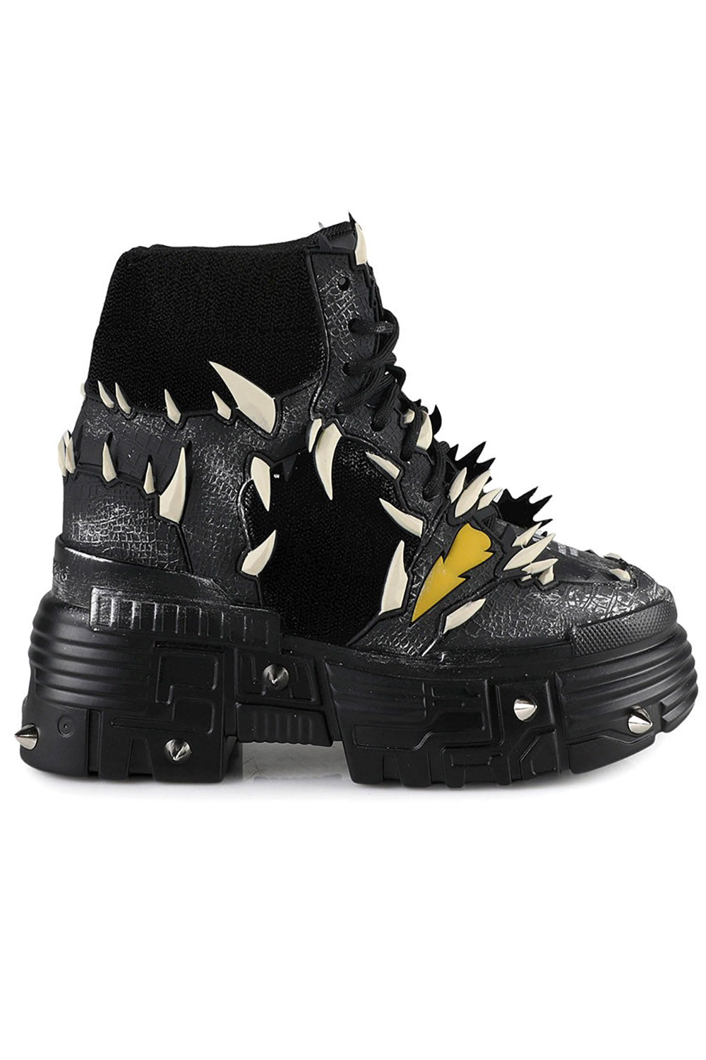 Black Apple Batwings Platforms - womens shoes - VampireFreaks - Anthony Wang