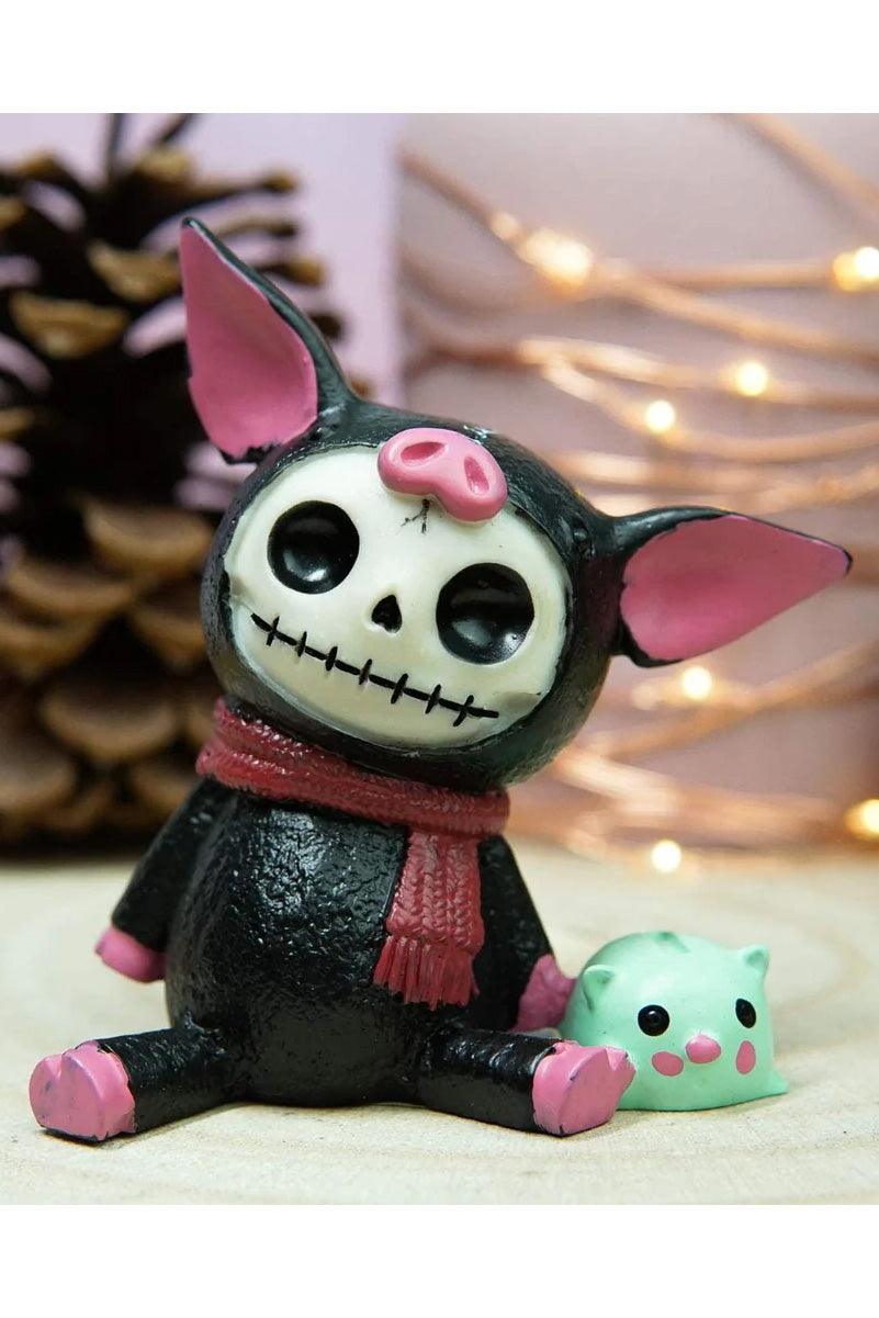 Black Bacon Pig Statue - toys - VampireFreaks - Furrybones