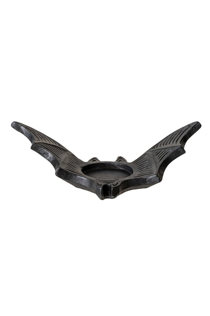 Black Bat Tealight Candle Holder - housewares - VampireFreaks - Pacific Giftware