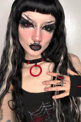 Black Blood Choker [RED/BLACK] - chokers - VampireFreaks - VampireFreaks