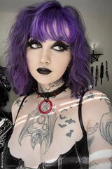 Black Blood Choker [RED/BLACK] - chokers - VampireFreaks - VampireFreaks