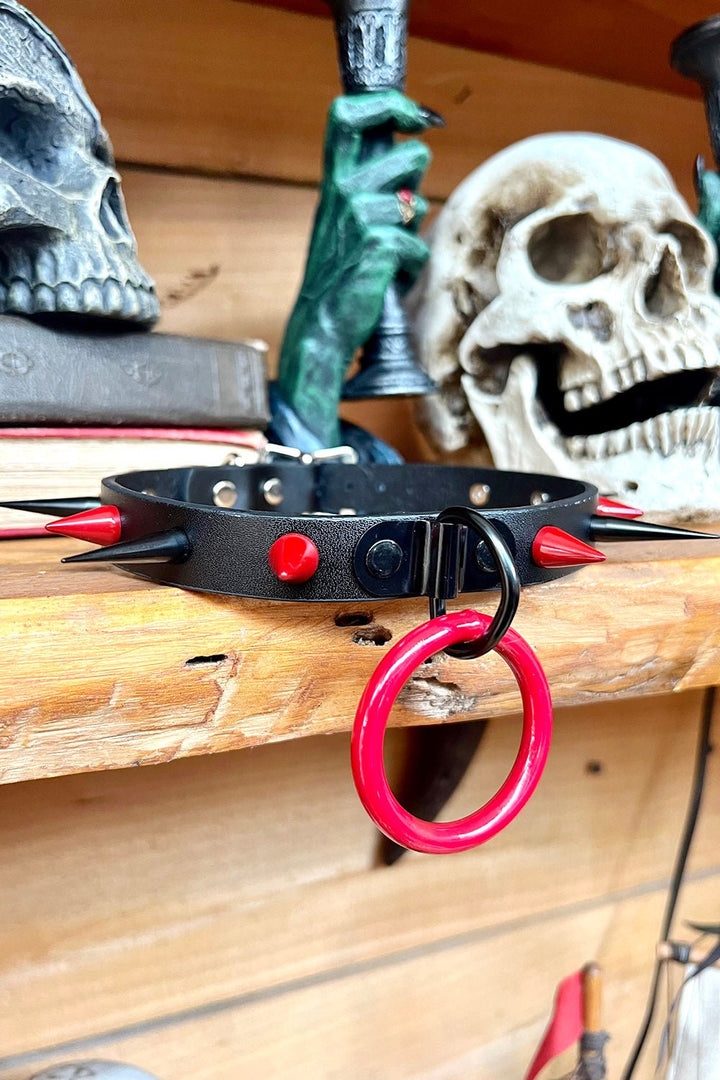 Black Blood Choker [RED/BLACK] - chokers - VampireFreaks - VampireFreaks