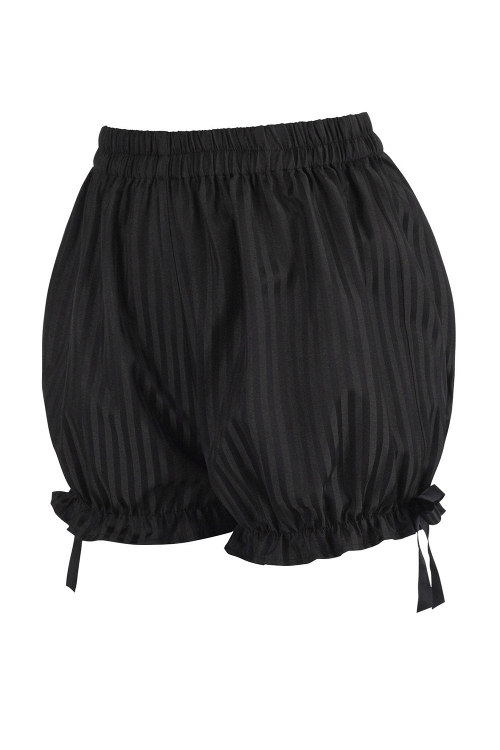black striped bloomers with bows