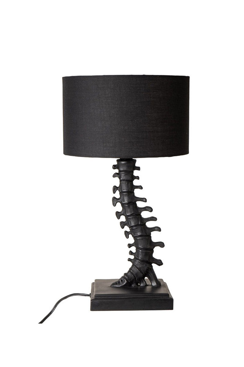 gothic skeleton lamp