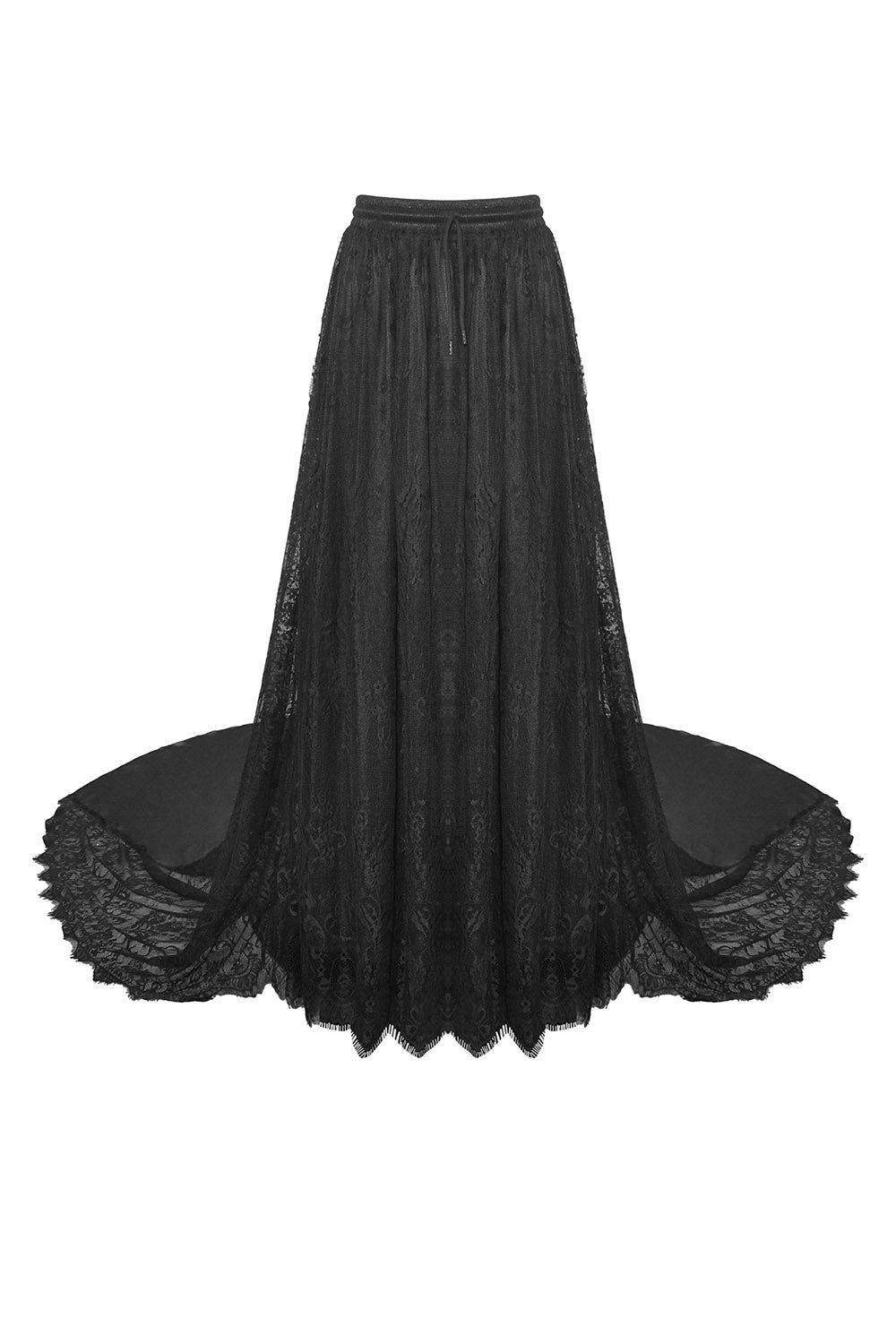 Black Bridal Bustle Skirt - skirts - VampireFreaks - Dark In Love