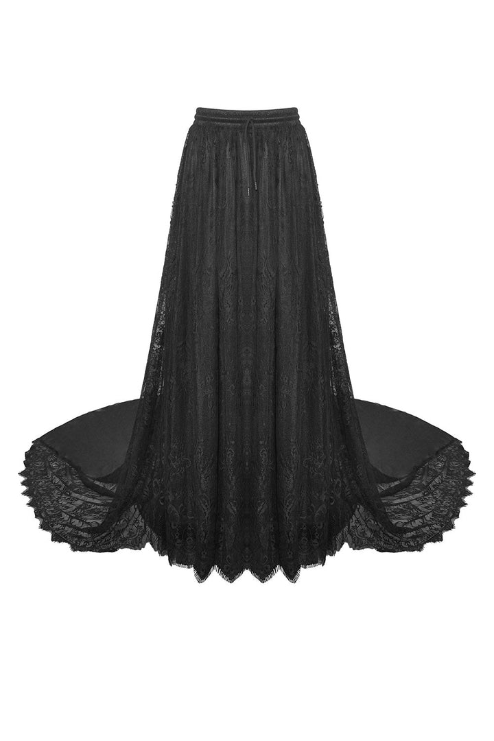 Black Bridal Bustle Skirt - skirts - VampireFreaks - Dark In Love