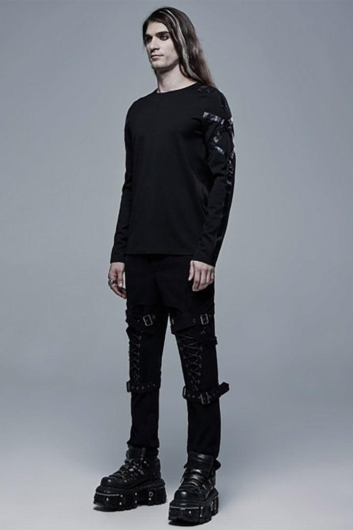 Black Bullet Long Sleeve Tee - mens tops - VampireFreaks - Punk Rave