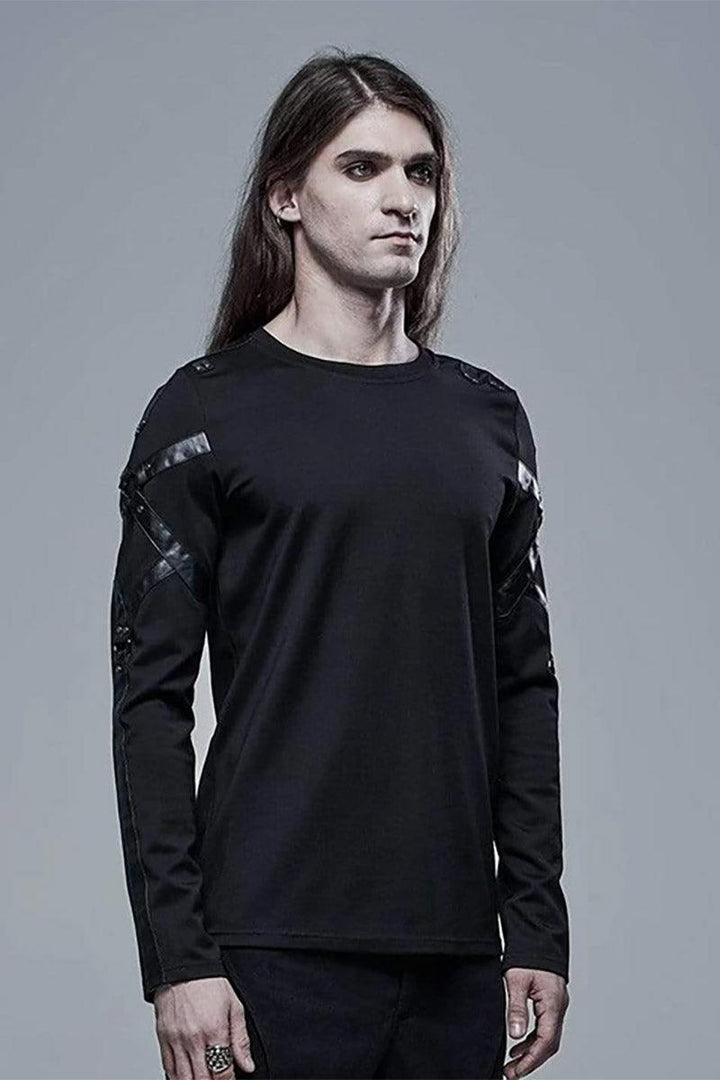 Black Bullet Long Sleeve Tee - mens tops - VampireFreaks - Punk Rave