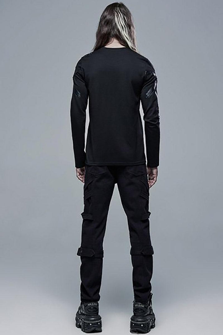 Black Bullet Long Sleeve Tee - mens tops - VampireFreaks - Punk Rave