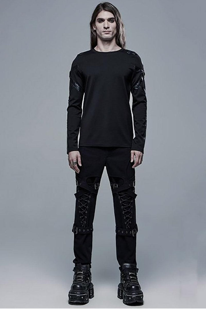 Black Bullet Long Sleeve Tee - mens tops - VampireFreaks - Punk Rave