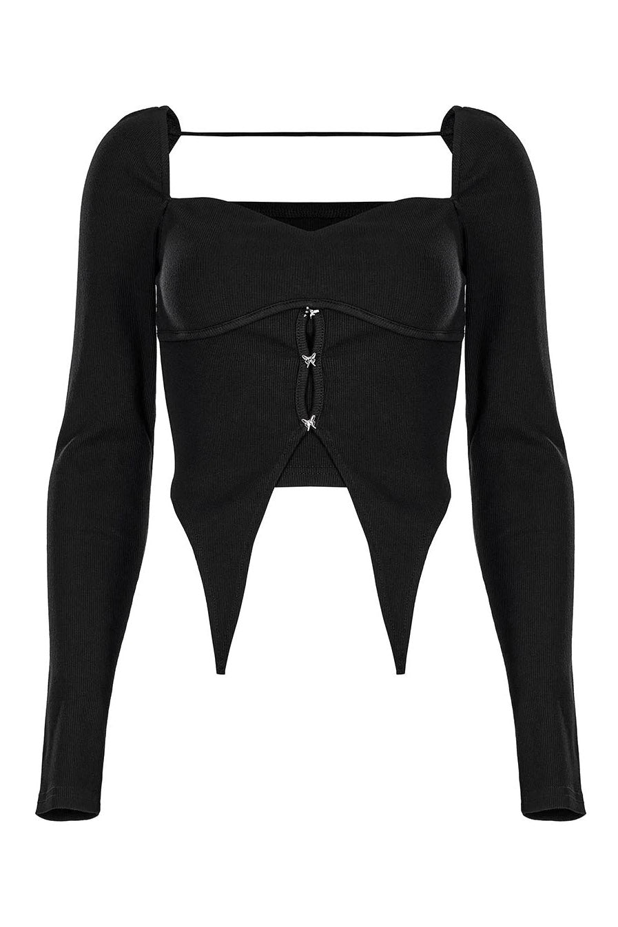 Black Butterflywings Top - womens tops - VampireFreaks - Punk Rave