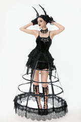 caged hoop skirt