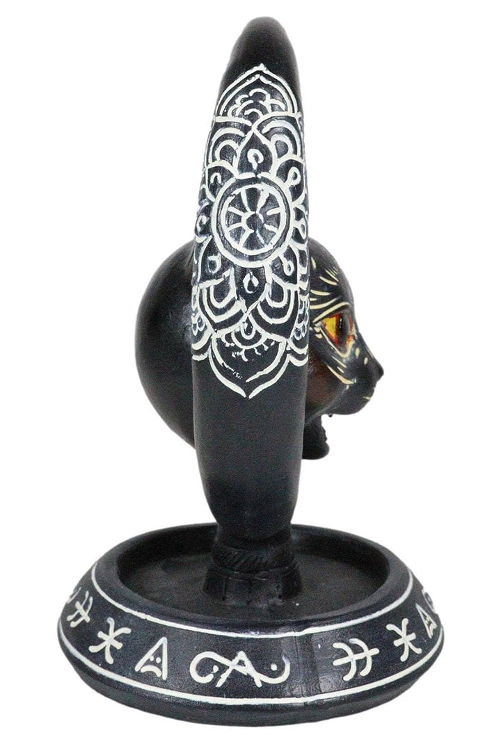 Black Cat Backflow Incense Burner - housewares - VampireFreaks - Pacific Giftware